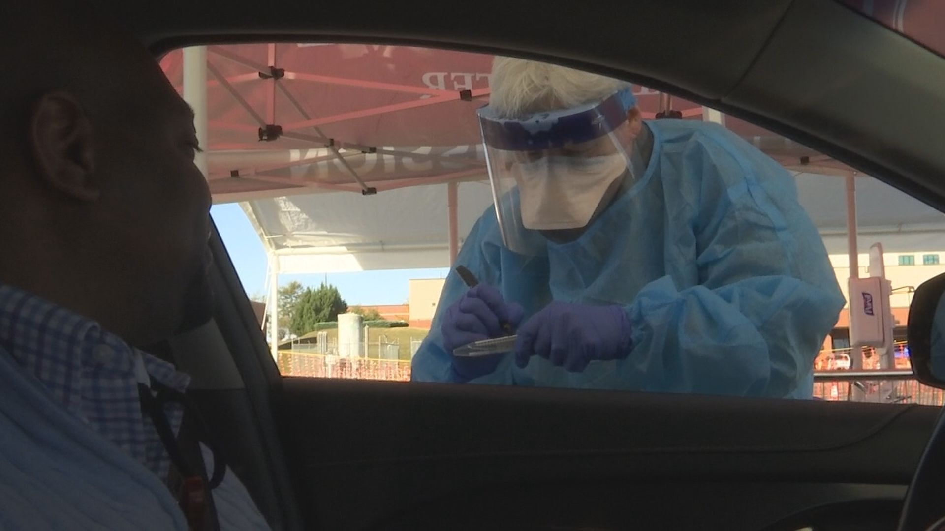 Drive-through testing
